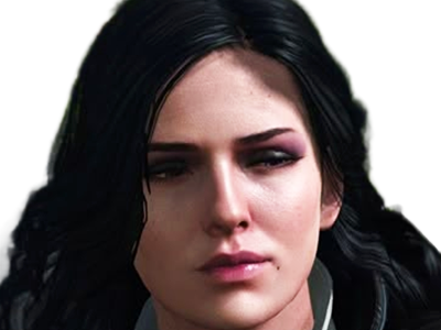 yennefer de vengerberg yen yenna magicienne the witcher jeux femme cheveux-noirs yeux-violets
