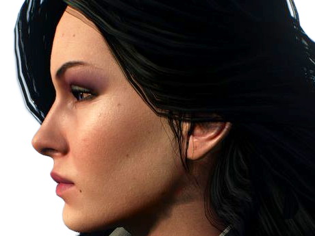 yennefer de vengerberg yen yenna magicienne the witcher jeux femme cheveux-noirs yeux-violets