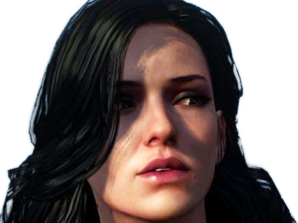 yennefer de vengerberg yen yenna magicienne the witcher jeux femme cheveux-noirs yeux-violets
