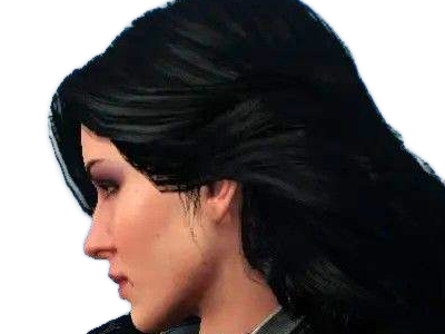 yennefer de vengerberg yen yenna magicienne the witcher jeux femme cheveux-noirs yeux-violets