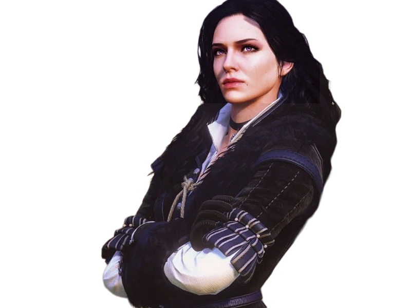 yennefer de vengerberg yen yenna magicienne the witcher jeux femme cheveux-noirs yeux-violets