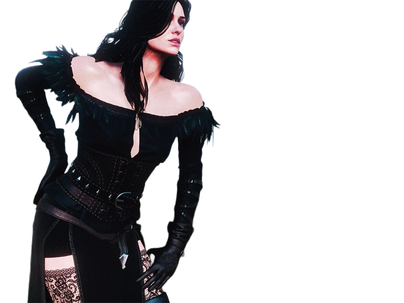 yennefer de vengerberg yen yenna magicienne the witcher jeux femme cheveux-noirs yeux-violets