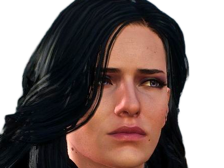 yennefer de vengerberg yen yenna magicienne the witcher jeux femme cheveux-noirs yeux-violets