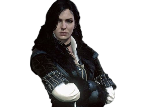yennefer de vengerberg yen yenna magicienne the witcher jeux femme cheveux-noirs yeux-violets