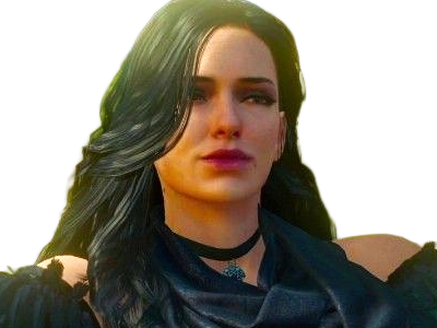 yennefer de vengerberg yen yenna magicienne the witcher jeux femme cheveux-noirs yeux-violets