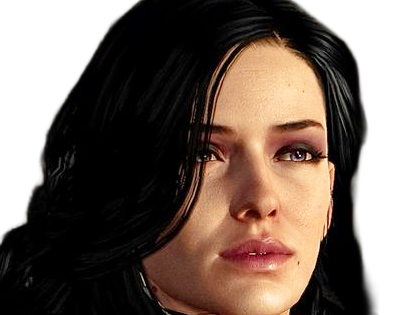 yennefer de vengerberg yen yenna magicienne the witcher jeux femme cheveux-noirs yeux-violets