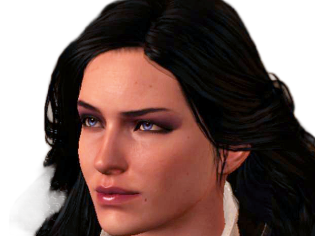 yennefer de vengerberg yen yenna magicienne the witcher jeux femme cheveux-noirs yeux-violets