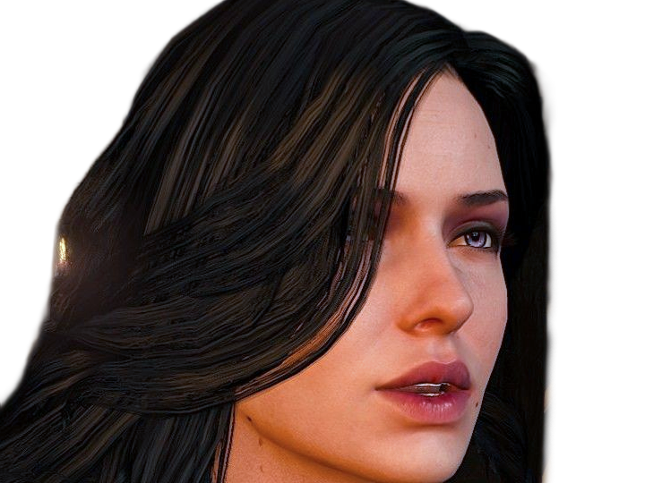 yennefer de vengerberg yen yenna magicienne the witcher jeux femme cheveux-noirs yeux-violets