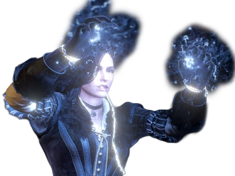 yennefer de vengerberg yen yenna magicienne the witcher jeux femme cheveux-noirs yeux-violets