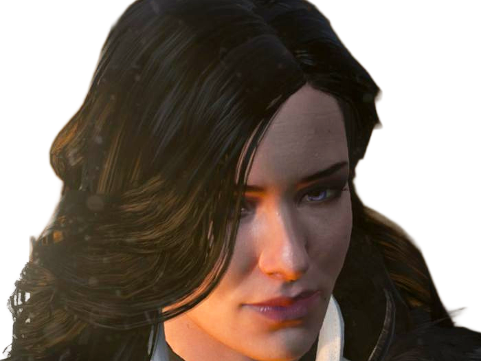yennefer de vengerberg yen yenna magicienne the witcher jeux femme cheveux-noirs yeux-violets