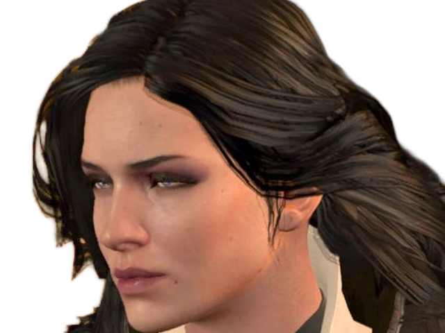 yennefer de vengerberg yen yenna magicienne the witcher jeux femme cheveux-noirs yeux-violets