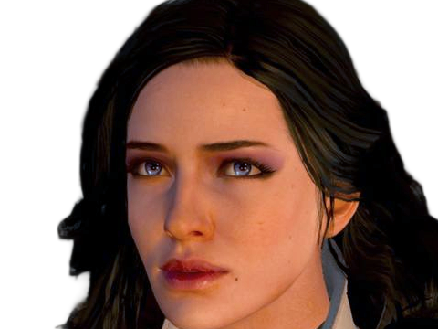 yennefer de vengerberg yen yenna magicienne the witcher jeux femme cheveux-noirs yeux-violets