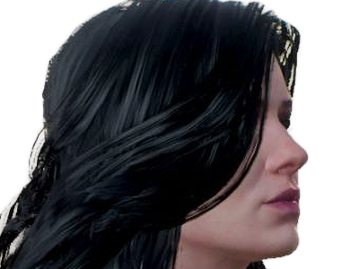 yennefer de vengerberg yen yenna magicienne the witcher jeux femme cheveux-noirs yeux-violets
