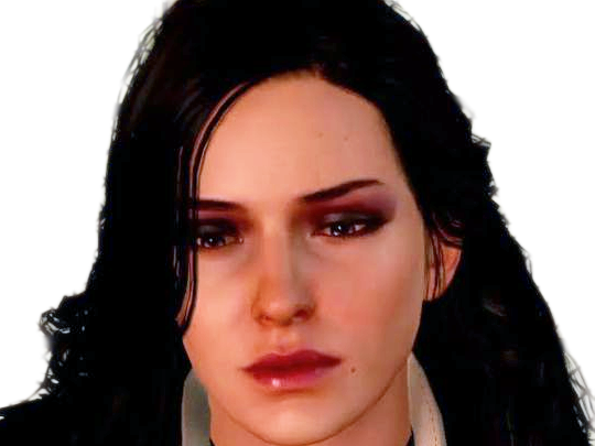 yennefer de vengerberg yen yenna magicienne the witcher jeux femme cheveux-noirs yeux-violets