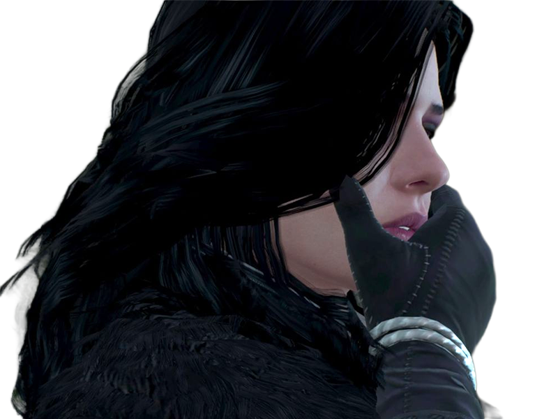 yennefer de vengerberg yen yenna magicienne the witcher jeux femme cheveux-noirs yeux-violets