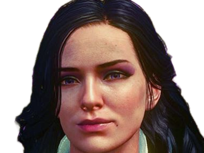 yennefer de vengerberg yen yenna magicienne the witcher jeux femme cheveux-noirs yeux-violets