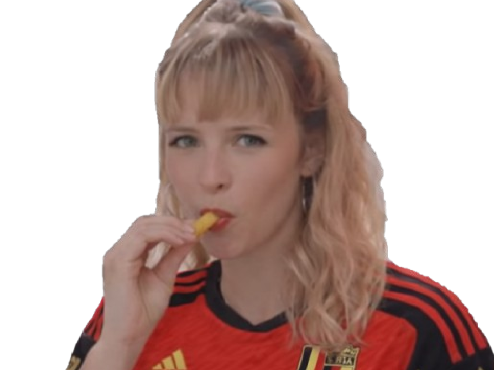 belgique angele frite foot belge fille