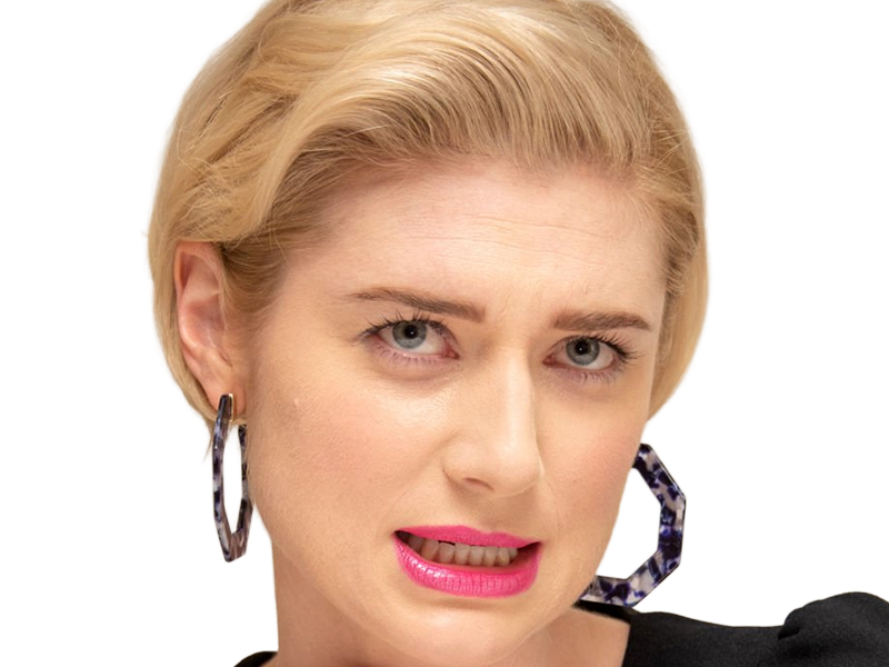 Sticker elizabeth debicki actrice femme polonaise australienne cheveux blonds yeux bleues 2015s vingtenaire vingtaine grande cheveux courts par Dark-63