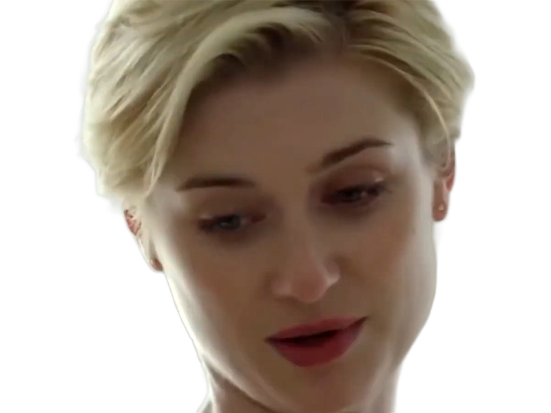 Sticker elizabeth debicki actrice femme polonaise australienne cheveux blonds yeux bleues 2015s vingtenaire vingtaine grande cheveux courts par Dark-63