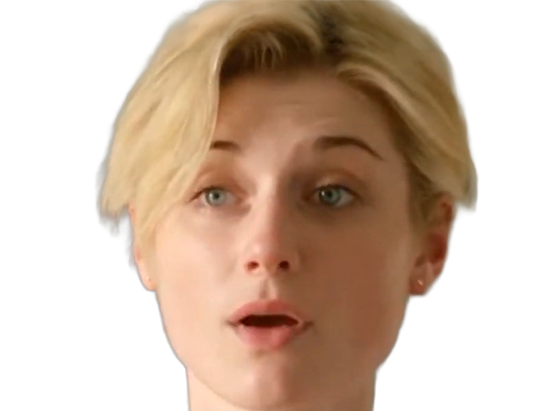 Sticker elizabeth debicki actrice femme polonaise australienne cheveux blonds yeux bleues 2015s vingtenaire vingtaine grande cheveux courts par Dark-63