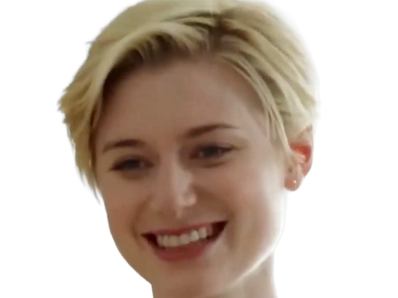 Sticker elizabeth debicki actrice femme polonaise australienne cheveux blonds yeux bleues 2015s vingtenaire vingtaine grande cheveux courts par Dark-63