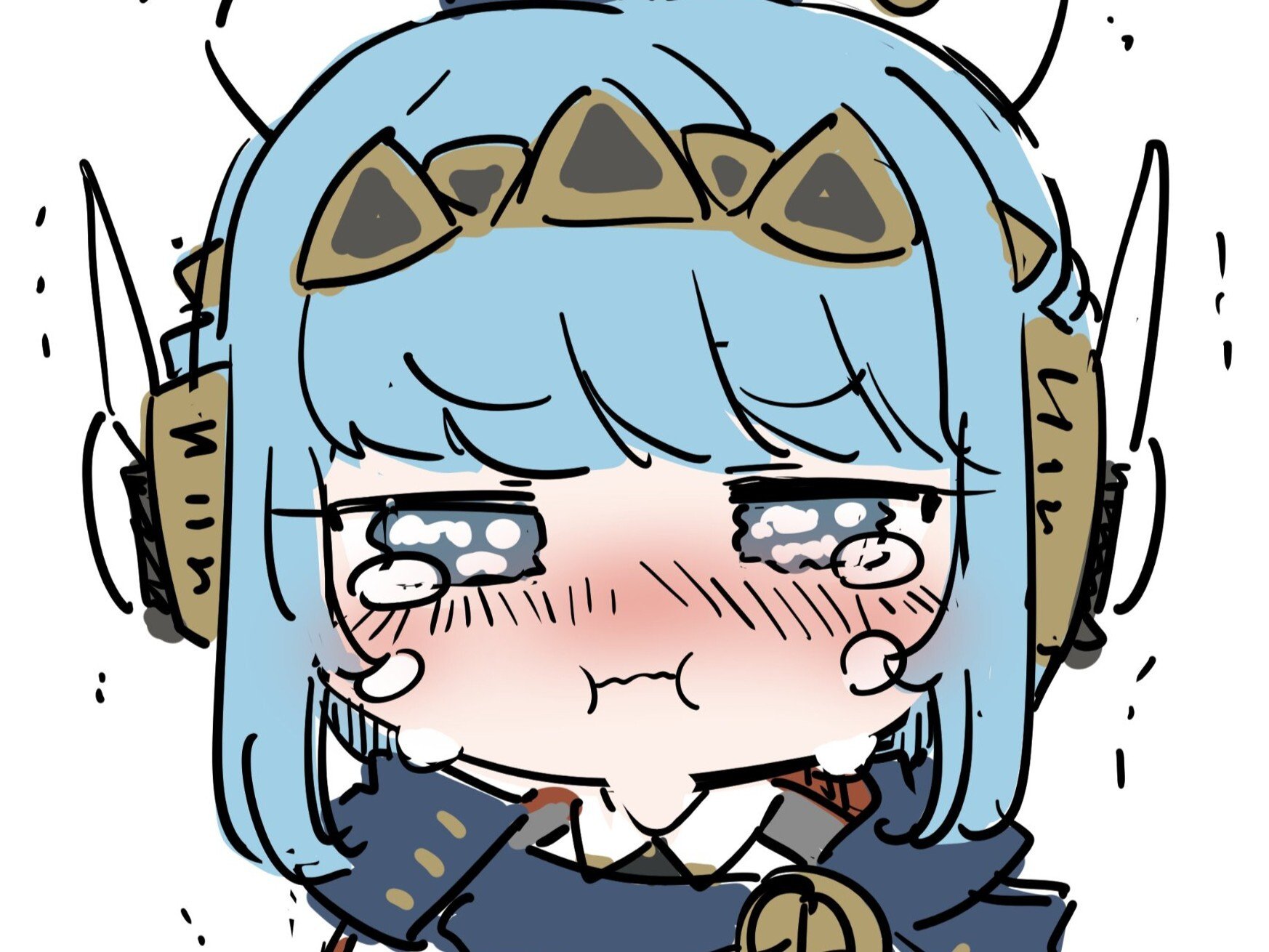 ineffa chibi pleure larme genshin impact