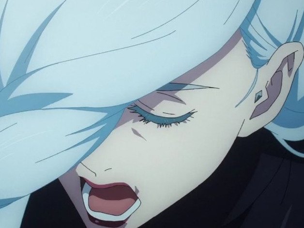 mei mei-mei jujutsu kaisen jjk cheveux blanc yeux violet tresse ade adelaide vizard fic bloop
