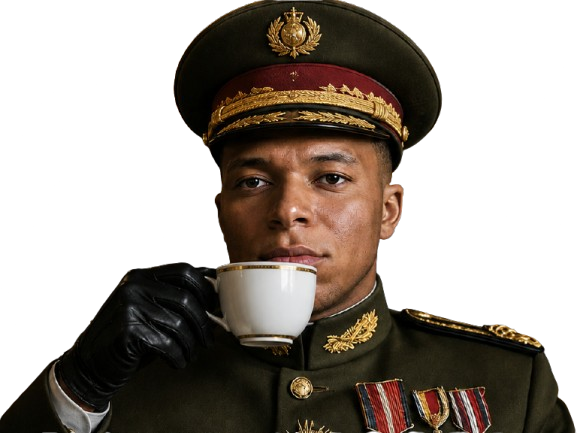 mbappe kylian dictateur mobutu boit cafe france edf coupe du monde football real madrid
