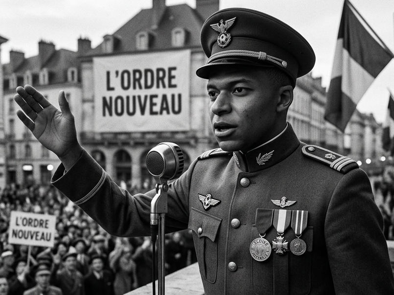 kylian mbappe mobutu salut romain foot football france coupe monde euro dictateur