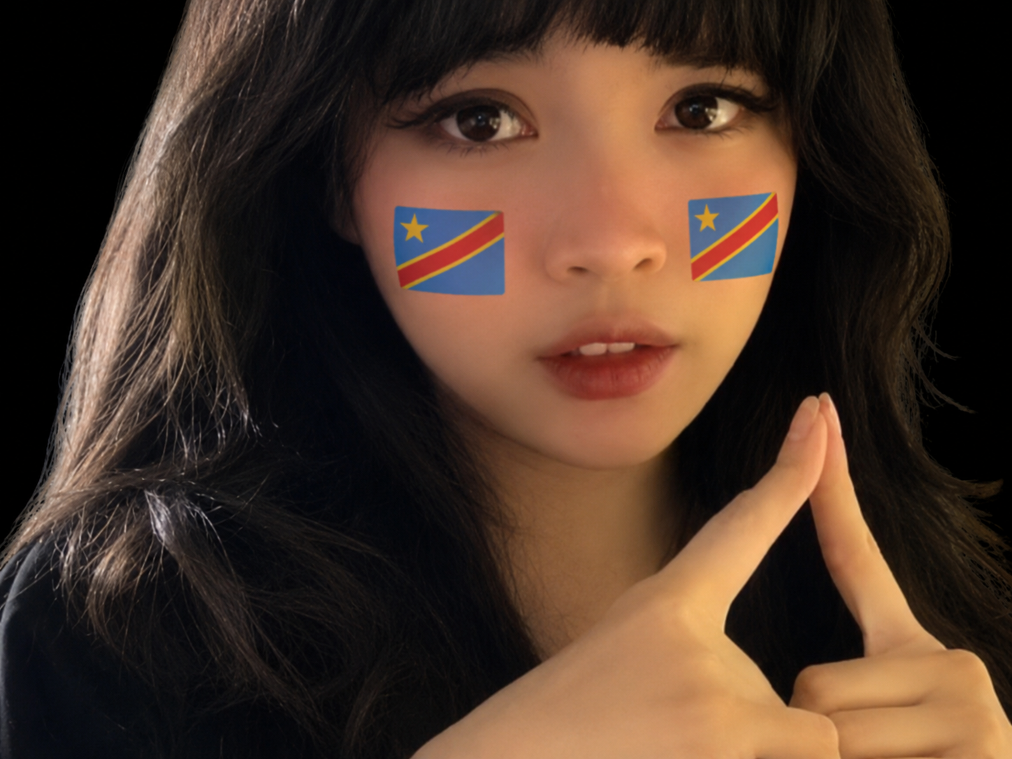 supporter foot congo femme coupe du monde yzabel lisa