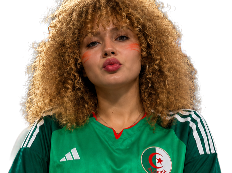 algerienne supporter foot dz football