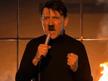 hitler eurovision chant germany heil reich allemand allemagne adolf autrichien peintre voice karaoke deutschland moustache