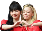 coree-du-sud-coreenne-kpop-cdm-karina-winter-coeur-cute-brune-blonde