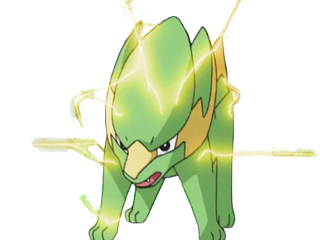 dynavolt electrike rakurai pokemon pkm jeu anime type electrik 3g hoenn orage