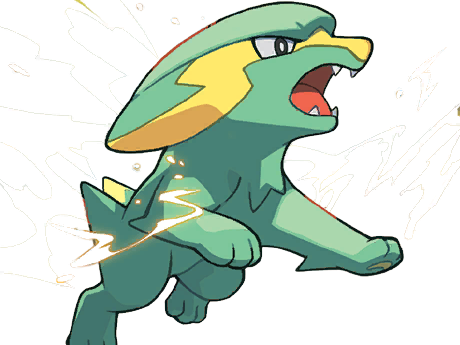 dynavolt electrike rakurai pokemon pkm jeu anime type electrik 3g hoenn orage