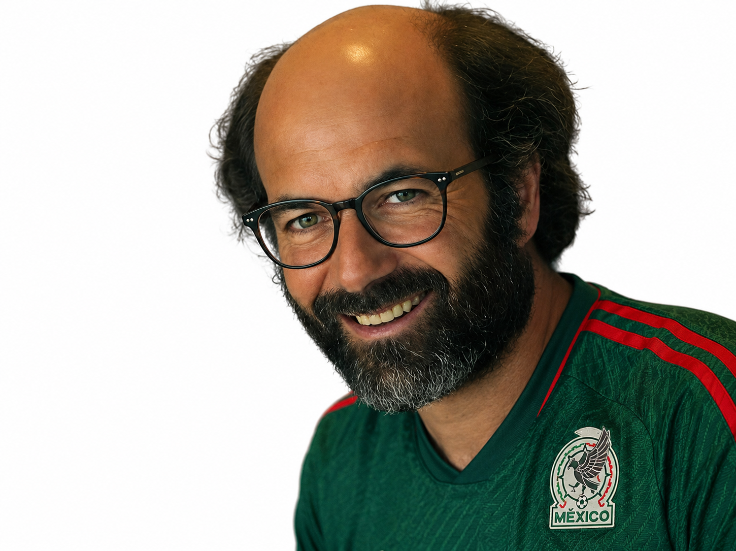 zidane zizou mexicain mexique lunettes barbe calvasse sourire cdm2026