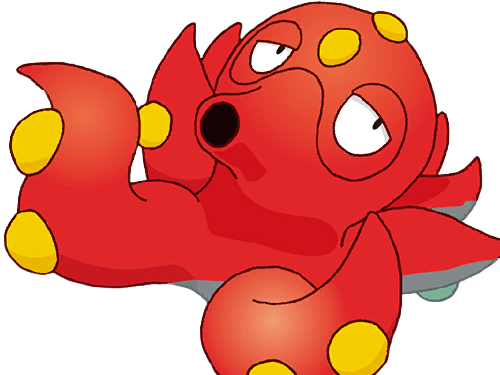 octillery okutank pokemon pkm jeu anime type eau 2g johto jet