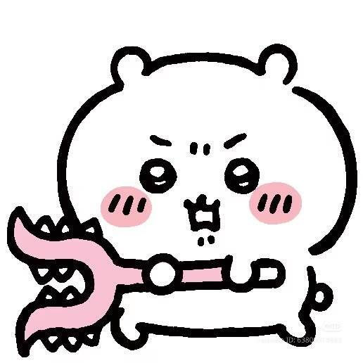 Sticker chiikawa kawaii usagi hachiware par memel