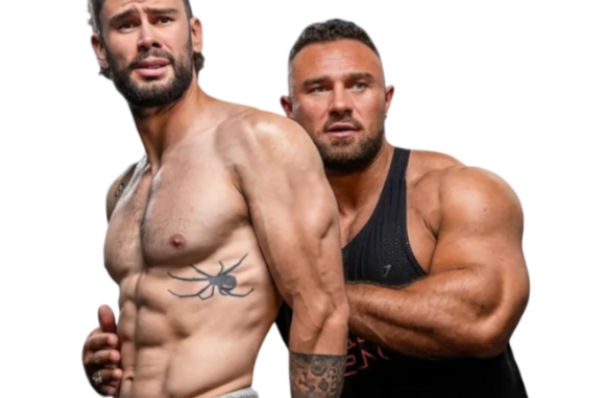 muscu lebouseuh theo leguerrier hetero curieux bi torse nu muscle abdo gay