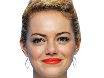 emma emily jean stone actrice americaine blonde yeux verts femme cheveux attaches croods annee 2013