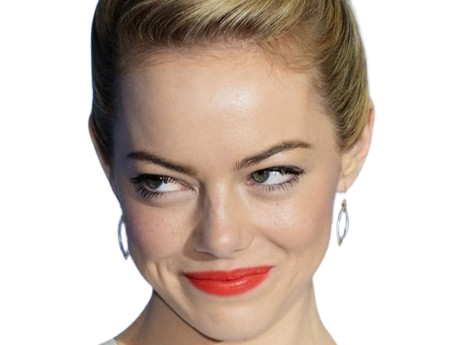 emma emily jean stone actrice americaine blonde yeux verts femme cheveux attaches croods annee 2013