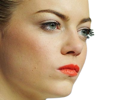 emma emily jean stone actrice americaine blonde yeux verts femme cheveux attaches croods annee 2013