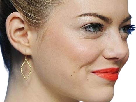 emma emily jean stone actrice americaine blonde yeux verts femme cheveux attaches croods annee 2013