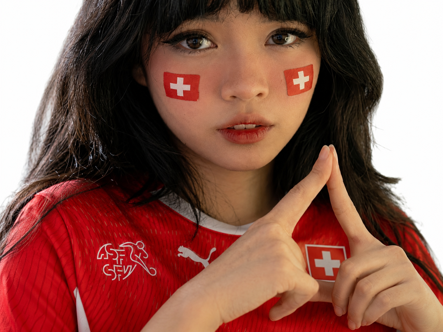 maillot coupe monde foot football suisse yzabel japonnaise emo cute manga kikoojap asiatique