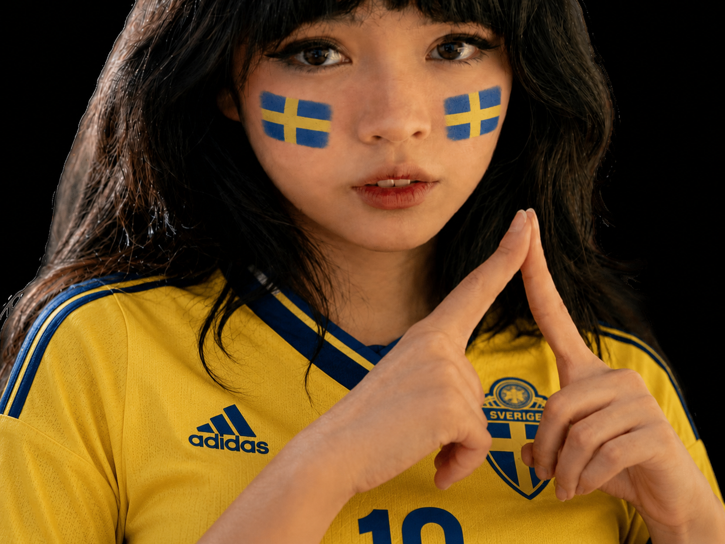lisa suede maillot foot supporter blackpink football