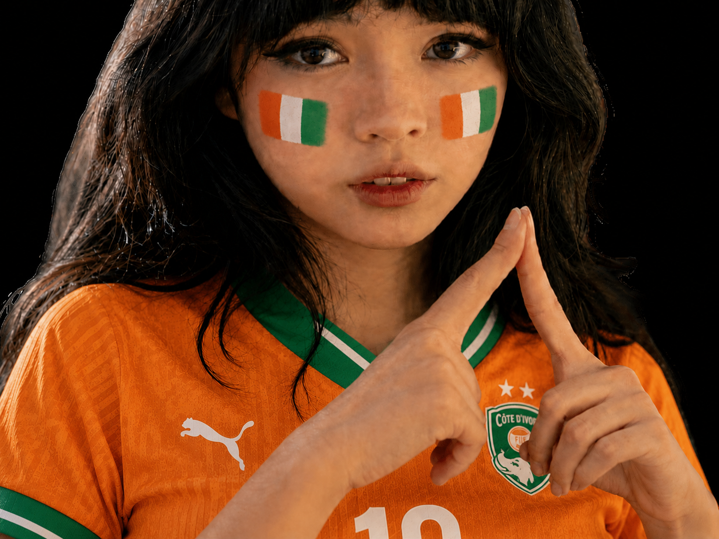 lisa blackpink supporter foot cote ivoire