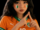 lisa-blackpink-supporter-foot-cote-ivoire