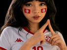 lisa-tunisie-foot-supporter-blackpink-football-femme