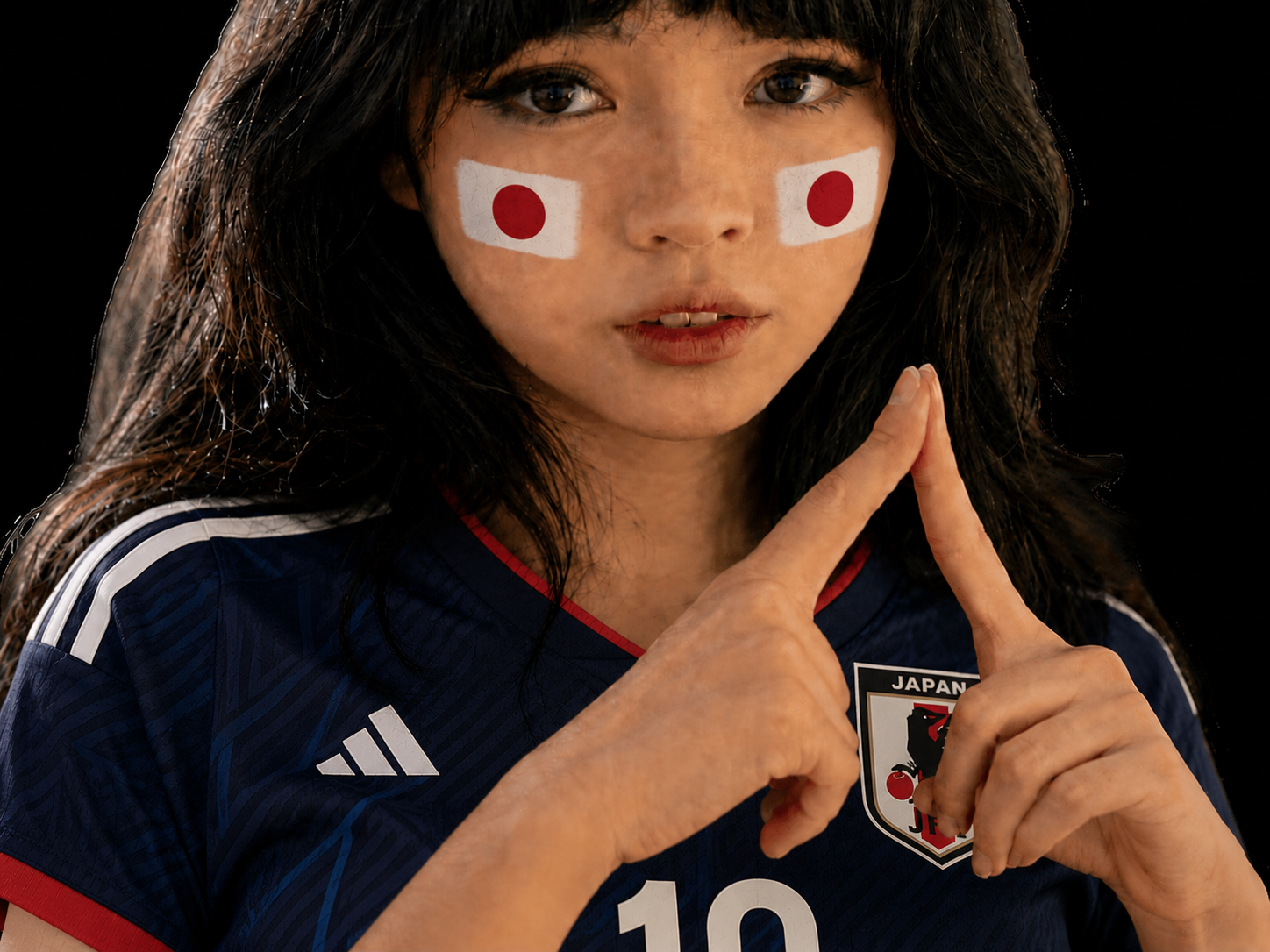 lisa blackpink japon supporter football femme