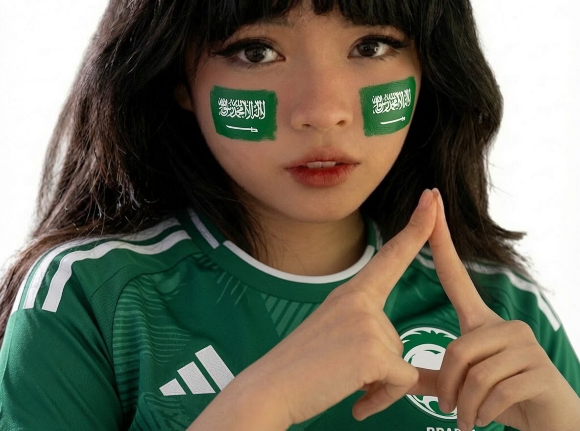 supporter football coupe monde japonaise coreenne arabie saoudite